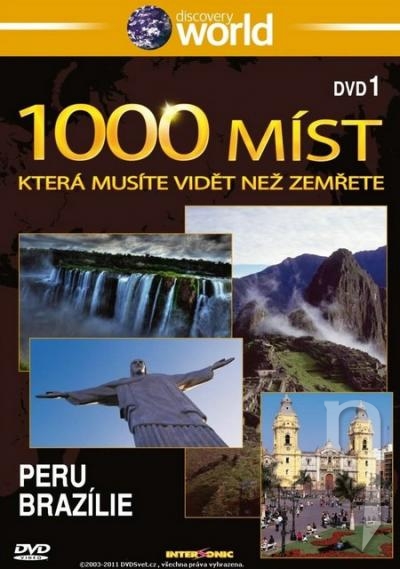 DVD Film - 1000 míst, která musíte vidět než zemřete - DVD 1 (papierový obal)