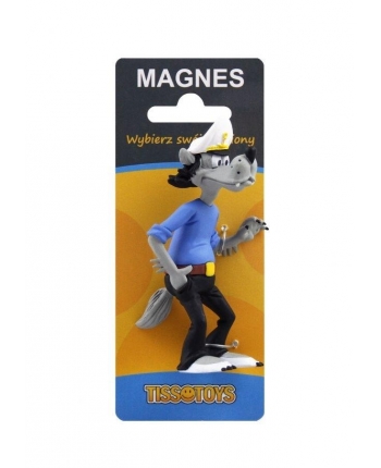 Hračka - 3D magnetka Vlk - Vlk a zajíc - 10 cm