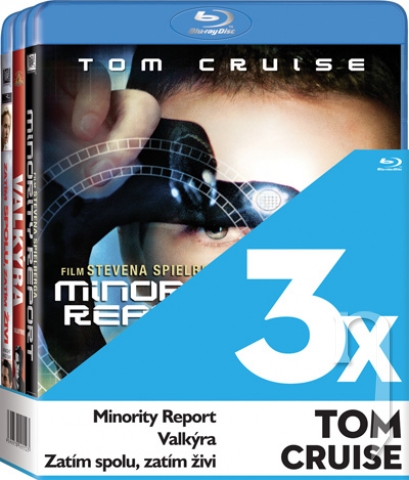 BLU-RAY Film - 3x Tom Cruise  (Valkýra, Minority Report, Zatím spolu,zatím živí - 3 Bluray)