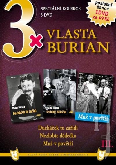 DVD Film - 3x Vlasta Burian III.  FE