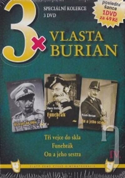 DVD Film - 3x Vlasta Burian IV.  FE