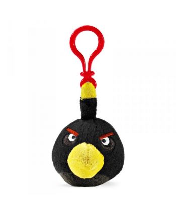 Hračka - Plyšový Angry Birds černý - přívěsek