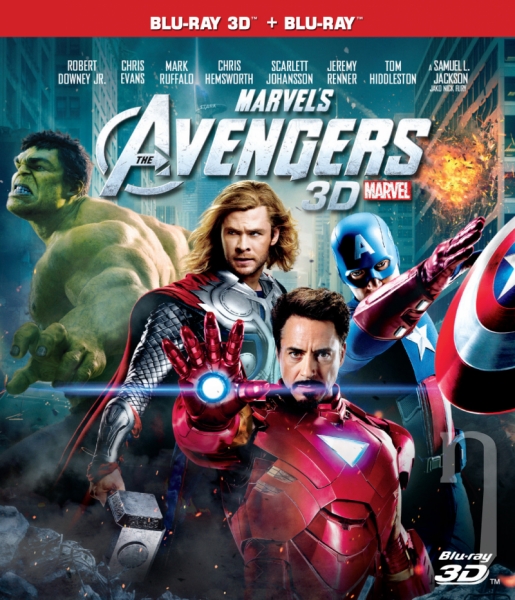 BLU-RAY Film - Avengers (3D + 2D)