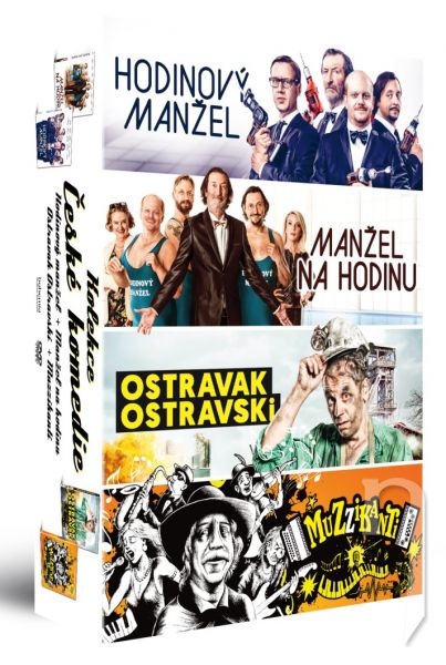 DVD Film - České komedie (4DVD)