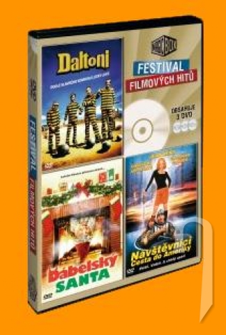 DVD Film - Daltoni + Diabloský santa + Návštevníci : Cesta