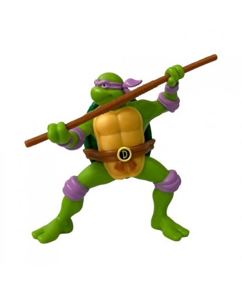 Hračka - Figúrka Donatello se zbraněmi - fialový -  Želvy Ninja - 9 cm