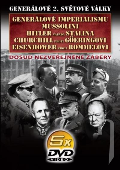 DVD Film - Generálové 2. světové války I. (5 DVD)