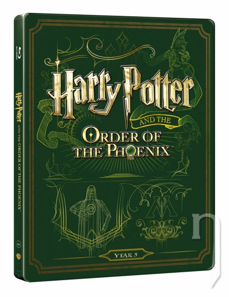 BLU-RAY Film - Harry Potter a Fénixův řád (BD+DVD bonus) - steelbook