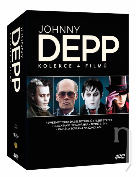 DVD Film - Johnny Depp kolekce 4DVD