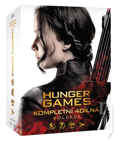 BLU-RAY Film - Hunger Games kolekce 1-4 4 Bluray