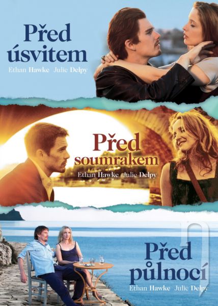 DVD Film - KOLEKCE PŘED ÚSVITEM + PŘED SOUMRAKEM + PŘED PŮLNOCÍ (3 DVD)