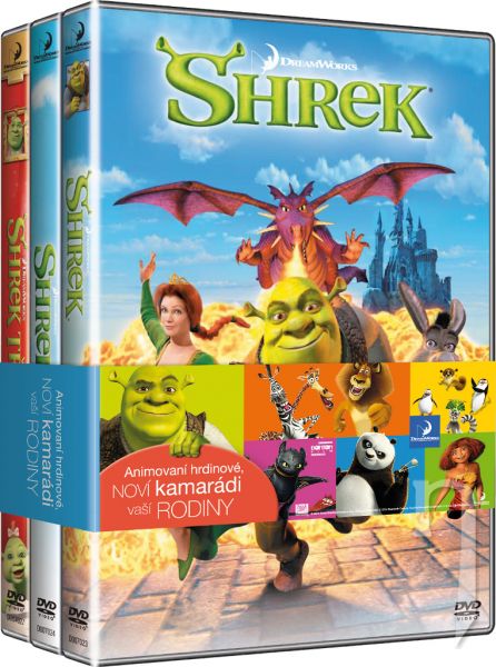 DVD Film - Kolekce: Shrek (3 DVD)