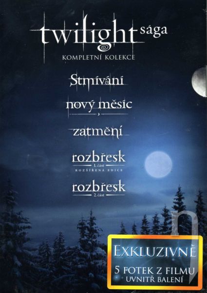 DVD Film - Kolekce: Twilight (5 DVD)