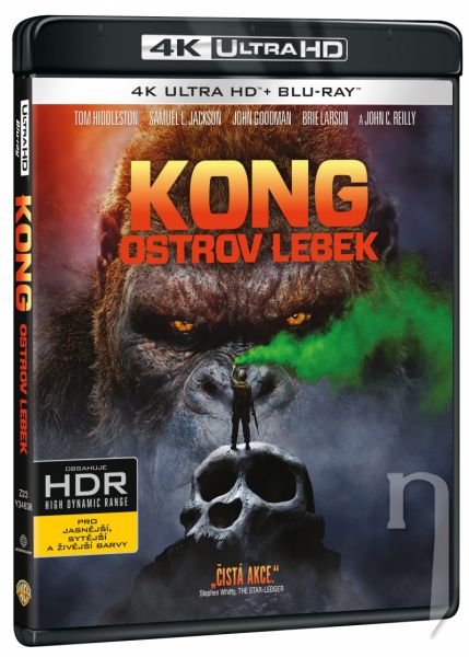 BLU-RAY Film - Kong: Ostrov lebek (UHD+BD)