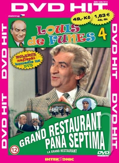 DVD Film - Louis de Funés: Grand restaurant pána Septima (papierový obal)
