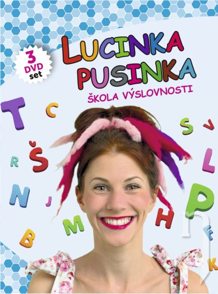 DVD Film - LUCINKA PUSINKA - Škola výslovnosti 1, 2, 3 (3 DVD SET