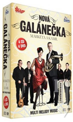 DVD Film - Nová Galánečka, Markéta a Kamil 4DVD+4CD