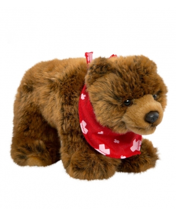 Hračka - Plyšový medvěď s červeným šátkem - Authentic Edition - 20 cm