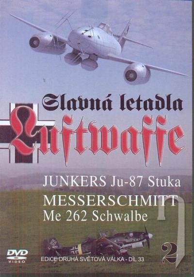 DVD Film - Slavná letadla Luftwaffe - 2. díl (papierový obal) CO