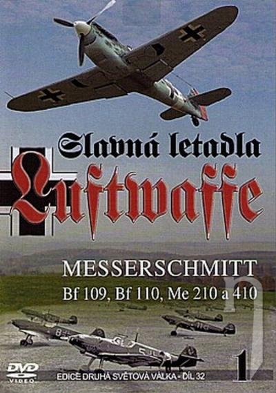 DVD Film - Slavná letadla Luftwaffe - 1. díl (papierový obal) CO