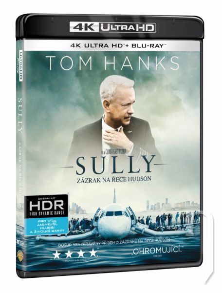 BLU-RAY Film - Sully: Zázrak na řece Hudson 2BD (UHD+BD)