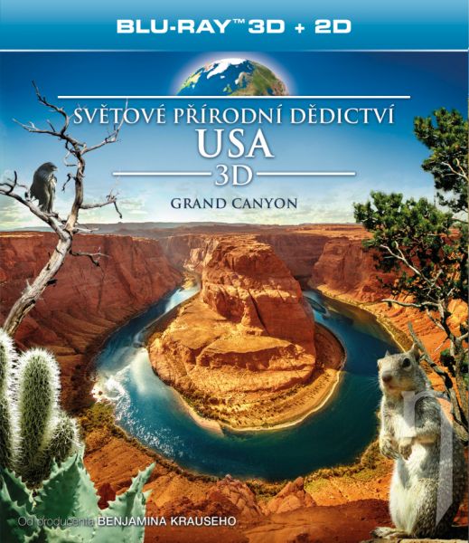 BLU-RAY Film - Světové přírodní dědictví: USA - Grand Canyon BD (3D)