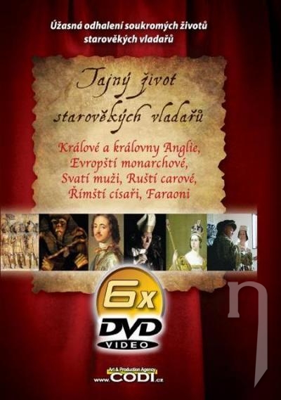 DVD Film - Tajný život starověkých vladařů (6DVD)