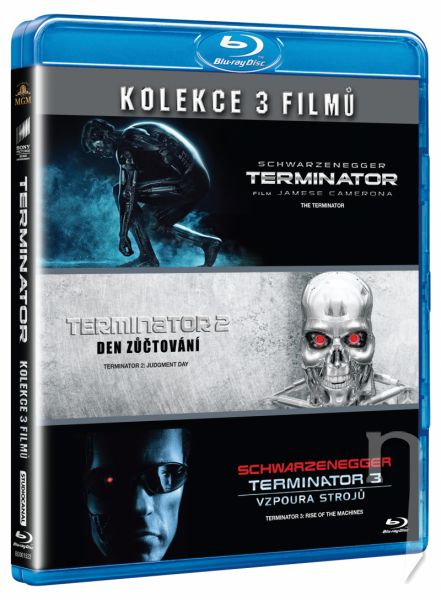 BLU-RAY Film - Terminator 1 - 3