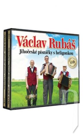 CD - VÁCLAV RUBÁŠ - Jihočeské písničky s heligonkou (4cd)