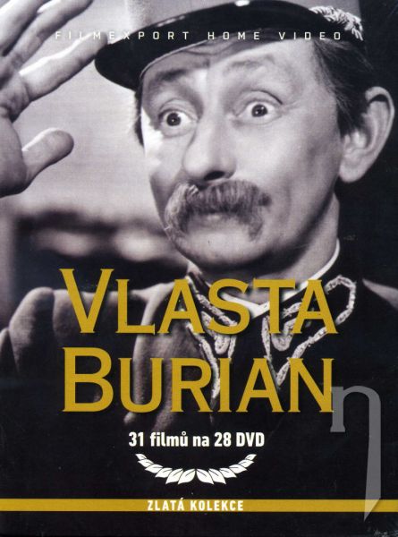 DVD Film - Vlasta Burian KOMPLET - zlatá kolekce (28 DVD)