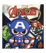 Hračka - 2D kľúčenka - Captain America - Marvel - 5,5 cm