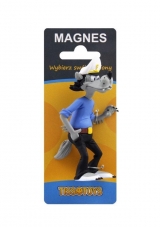 Hračka - 3D magnetka Vlk - Vlk a zajíc - 10 cm