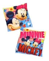 Hračka - Dekorativní polštářek - Mickey a Minnie - Mickey Mouse - 40 x 40 cm