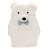 Hračka - Plyšový termofor - medvěd lední - 28 cm