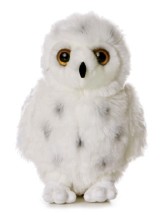 Hračka - Plyšová sova sněžná - Flopsies - 30,5 cm