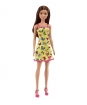 Panenka Barbie - brunetka v motýlkových šatech - 29 cm