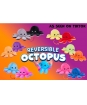Plyšová Chobotnice oboustranná - dvoubarevná, usmívající-smutná - 30 cm vysoká kvalita
