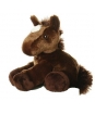 Plyšový hnědý koník Chestnut - Flopsies - 20,5 cm
