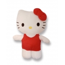 Hračka - Plyšová kočička - červená - Hello Kitty - 24 cm