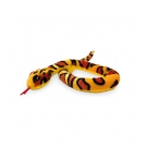 Hračka - Plyšový had oranžový skvrnitý - 100 cm