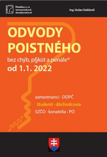 Kniha - Odvody poistného od  1. 1. 2022