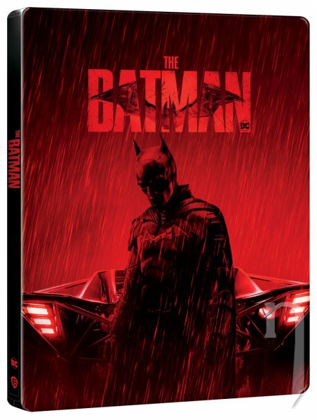 BLU-RAY Film - Batman (2022) 3BD (UHD+BD+BD bonus) - steelbook - motiv Batmobile Tail Lights