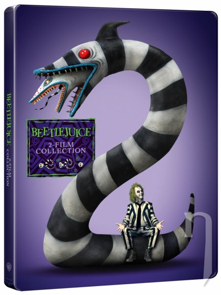 BLU-RAY Film - Beetlejuice 1.-2. kolekce 2BD (UHD+UHD) – steelbook