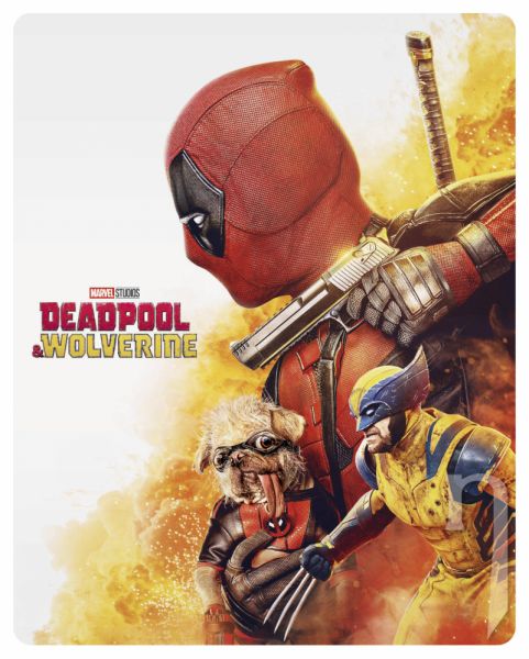 BLU-RAY Film - Deadpool & Wolverine 2BD (UHD+BD) - Limitovaná sběratelská edice - steelbook - motiv DP