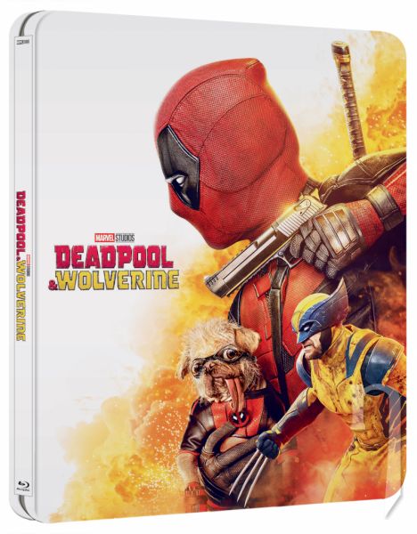 BLU-RAY Film - Deadpool & Wolverine 2BD (UHD+BD) - Limitovaná sběratelská edice - steelbook - motiv DP