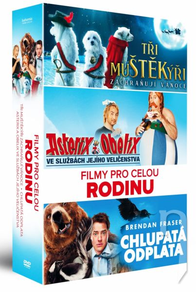 DVD Film - Filmy pro celou rodinu (3 DVD)