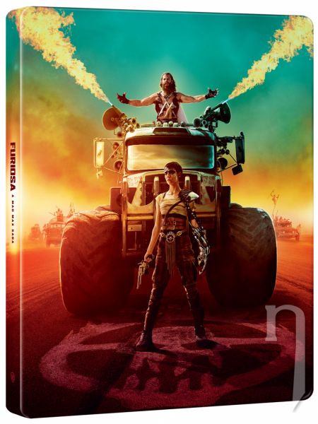 BLU-RAY Film - Furiosa: Sága Šíleného Maxe BD+DVD (Combo pack) - steelbook - motiv Empire BD