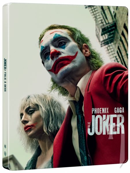 BLU-RAY Film - Joker: Folie a Deux 2BD (UHD+BD) - steelbook - motiv Skyline