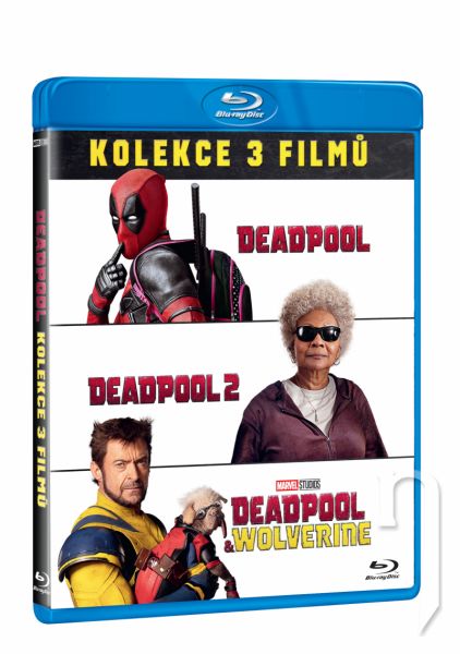 BLU-RAY Film - Kolekce: Deadpool 1-3 (3 Bluray)