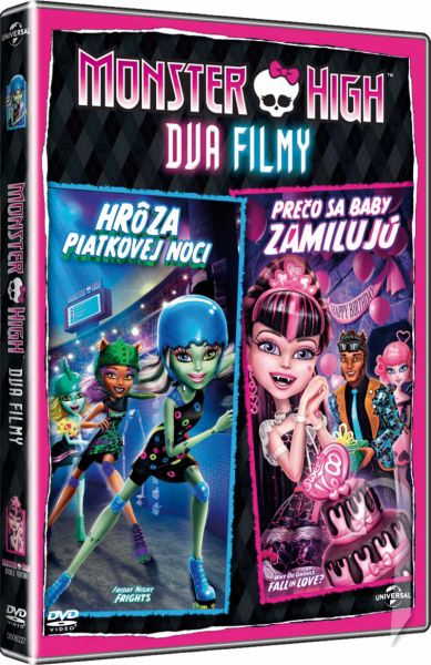 DVD Film - Monster High: Hrúzy páteční noci + Proč se Příšerky zamilovávají